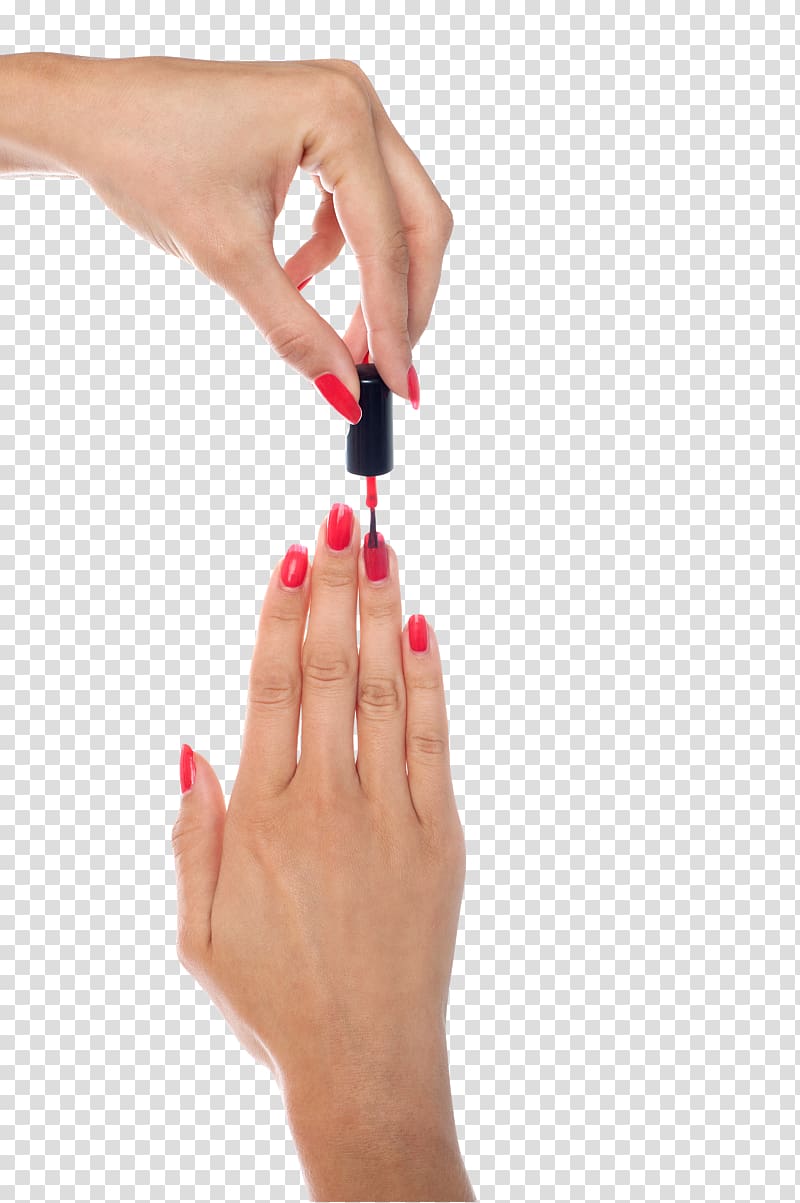 Nail polish Manicure, Creative nail polish transparent background PNG clipart