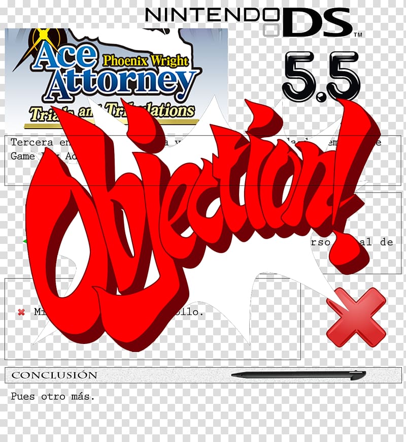 Phoenix Wright: Ace Attorney − Dual Destinies Miles Edgeworth Ace Attorney 6, objection transparent background PNG clipart