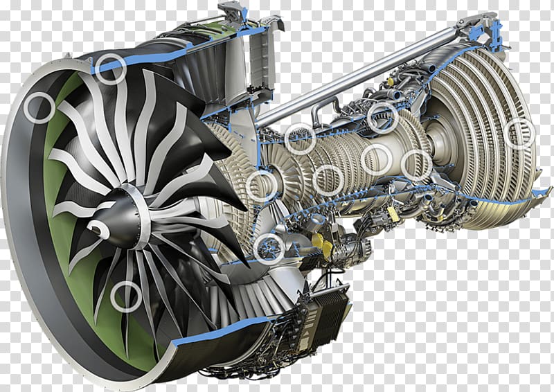Boeing 777X Aircraft engine General Electric GE9X General Electric GE90, aircraft transparent background PNG clipart