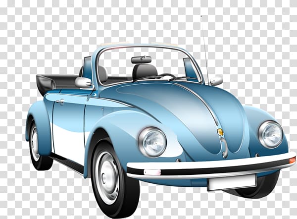 Car Volkswagen Beetle Volkswagen New Beetle, Blue car transparent background PNG clipart