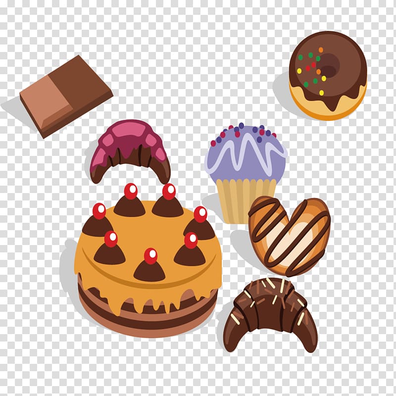 Chocolate cake Cookie Angel food cake Lebkuchen, chocolate cake transparent background PNG clipart