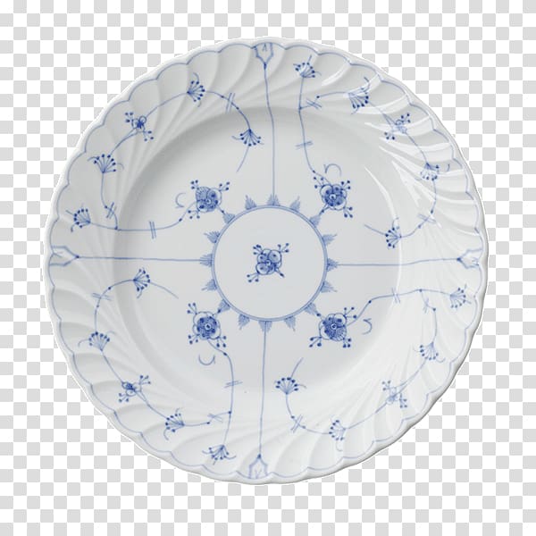 Plate Blue and white pottery Porcelain Circle, Plate transparent background PNG clipart