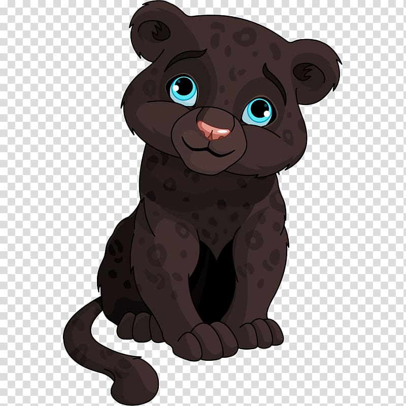 Black Panther Cat Sticker Drawing, others transparent background PNG clipart