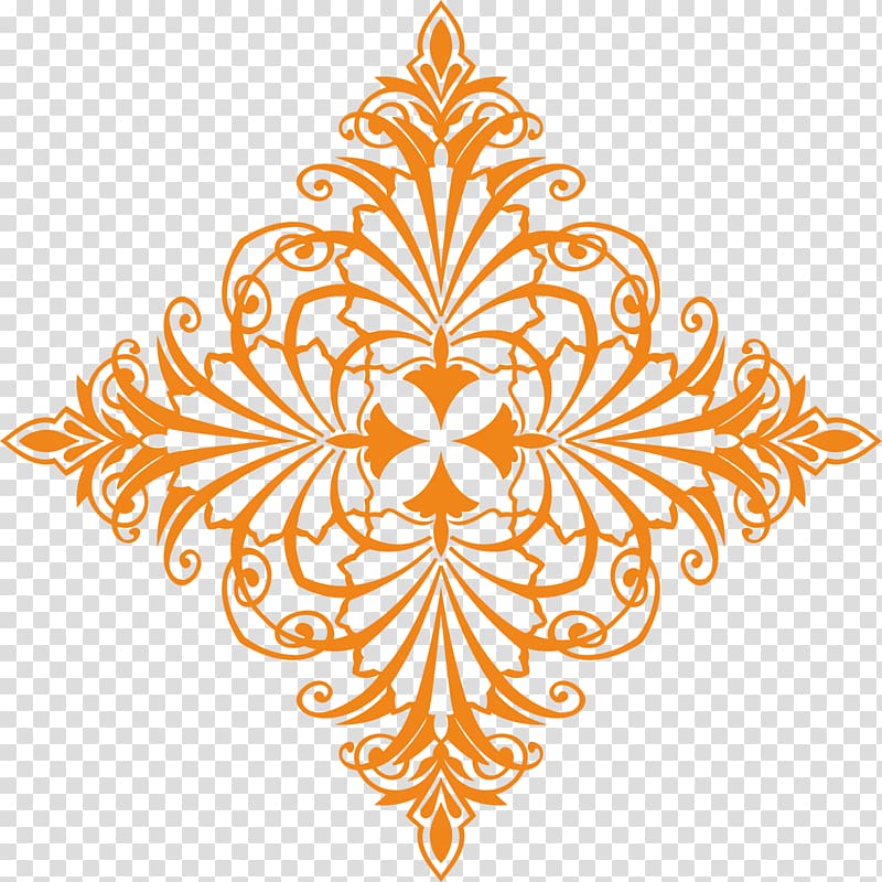 Pattern, Orange pattern transparent background PNG clipart