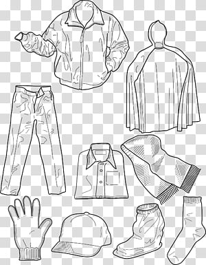 Book Black And White, Jeans, Pants, Drawing, Sleeve, Coloring Book,  Clothing, Textile transparent background PNG clipart