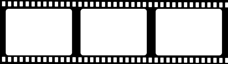 rectangular white and black frame illustration, Film Reel , Film Border transparent background PNG clipart