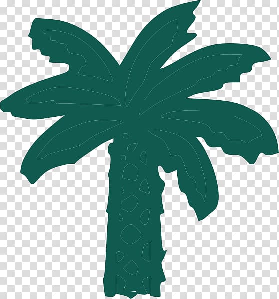 Arecaceae Cartoon , palm border transparent background PNG clipart