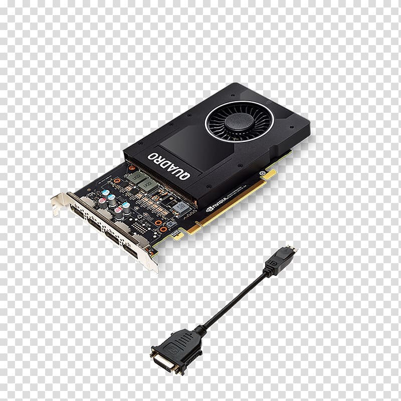 Graphics Cards & Video Adapters NVIDIA Quadro P2000 GDDR5 SDRAM PNY Technologies, nvidia transparent background PNG clipart