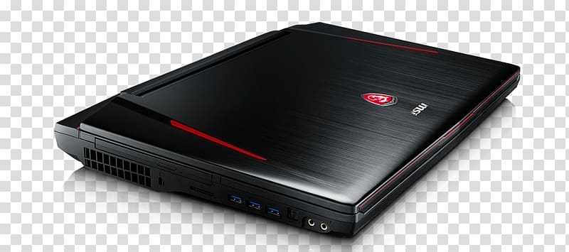 Optical Drives Laptop MSI GT80 Titan SLI Computer, Laptop transparent background PNG clipart