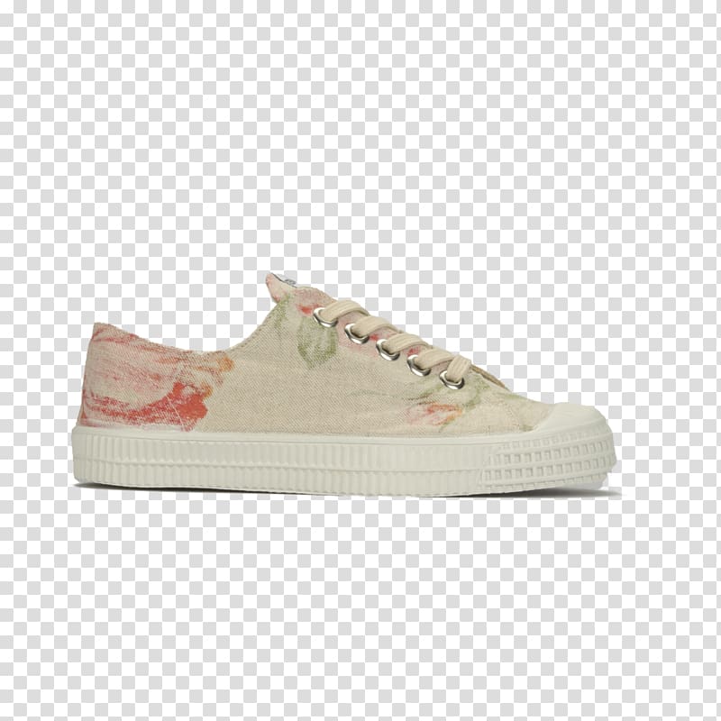 Sneakers Shoe Cross-training Walking Khaki, Linen flower transparent background PNG clipart