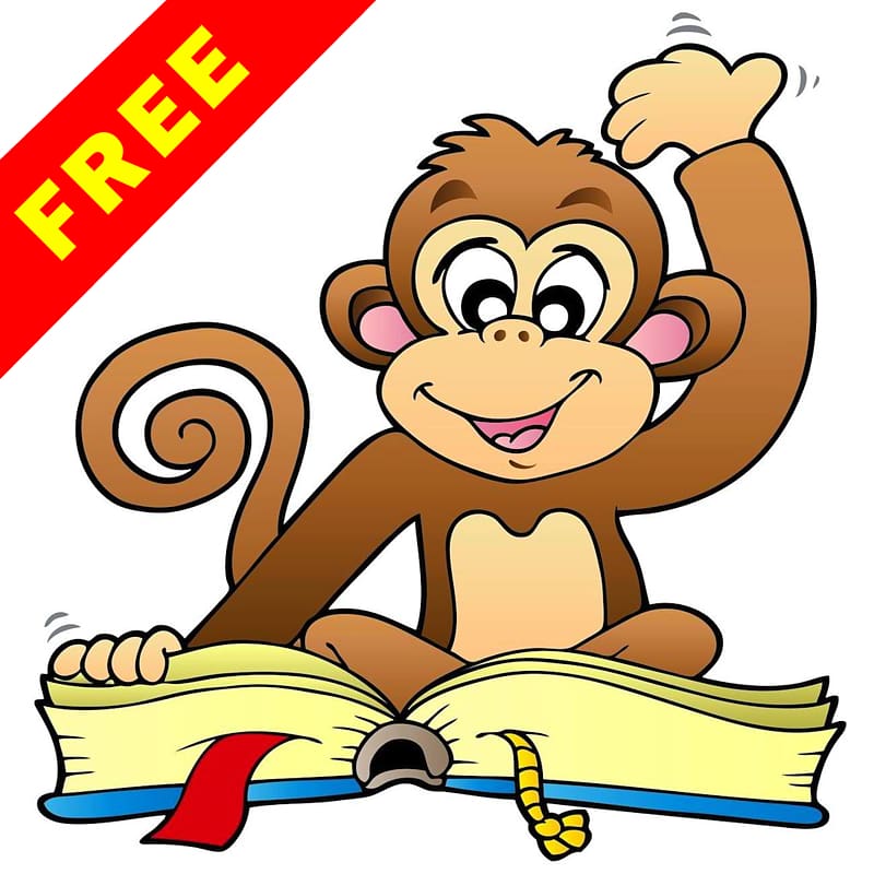 Curious George Apes and Monkeys Reading, monkey transparent background PNG clipart
