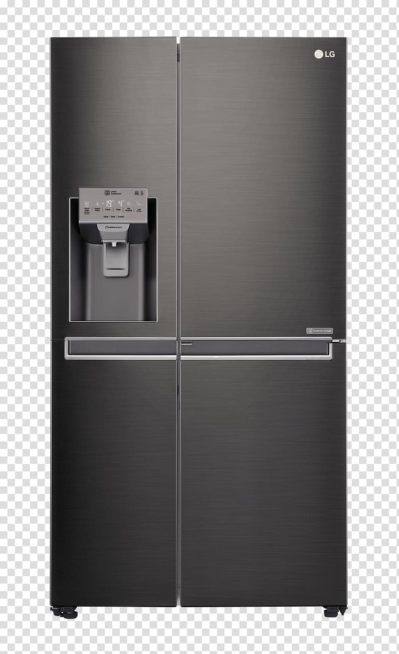 Refrigerator Lg Réfrigérateur Américain Gsk6676sc LG Corp LG Electronics Freezers, refrigerator transparent background PNG clipart