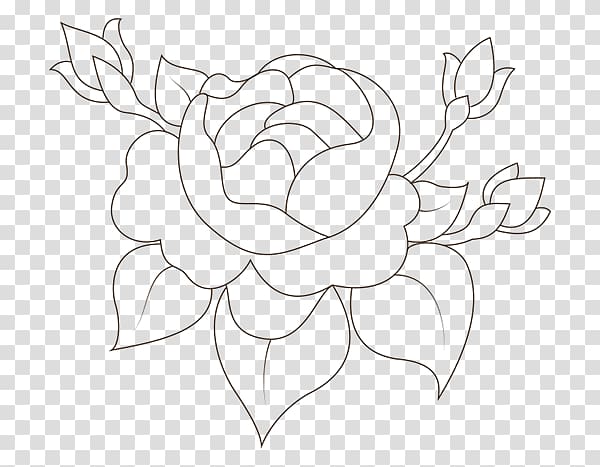 Floral design /m/02csf Drawing Leaf, silk screen transparent background PNG clipart