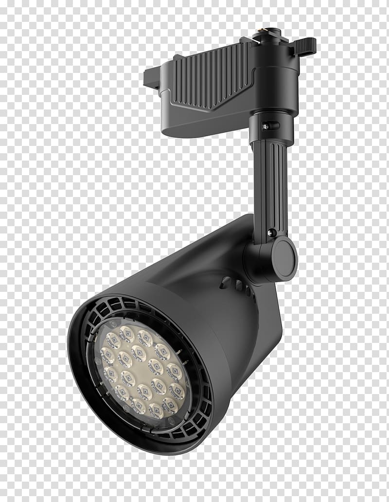 Track Lighting Fixtures Light-emitting diode LED lamp, light transparent background PNG clipart