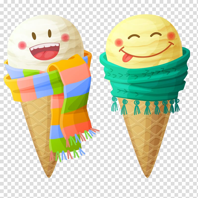 Ice cream cone Waffle, Creative Ice Cream transparent background PNG clipart