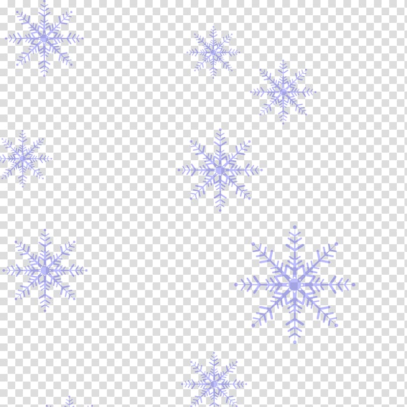 Snowflake Computer file, Snow flower material transparent background PNG clipart
