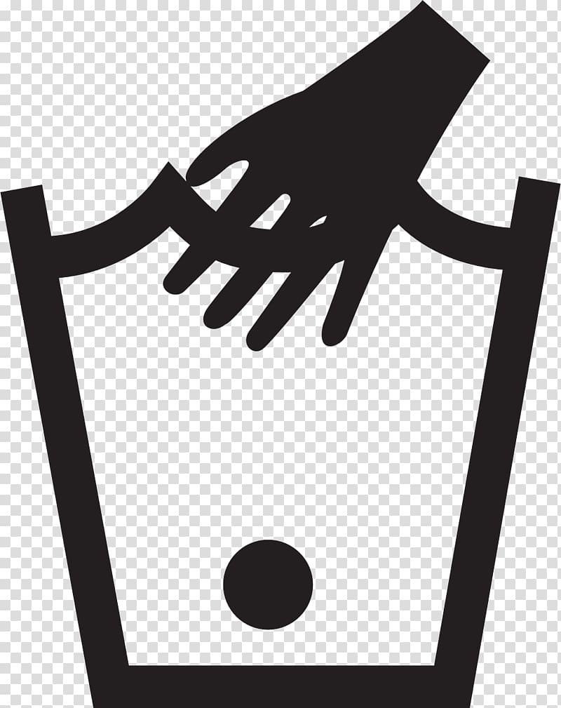 Laundry symbol Hand washing, symbol transparent background PNG clipart