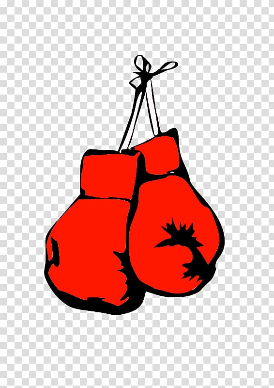 pair of red sparring gloves , Boxing glove , A pair of red boxing gloves cartoon transparent background PNG clipart