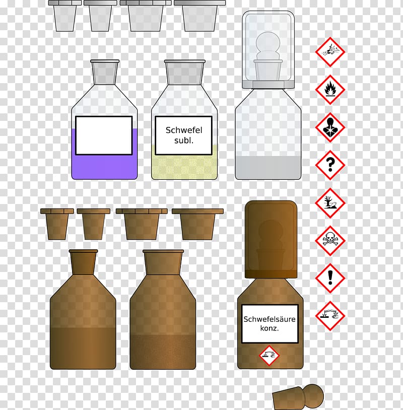Chemistry Bottle Chemical substance , Chemical Bottle transparent background PNG clipart