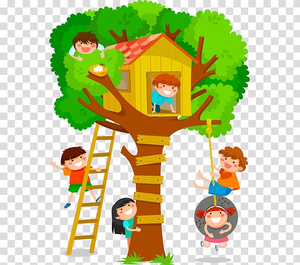Tree house Child, house transparent background PNG clipart