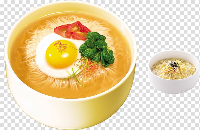 Lor mee Instant noodle Fried egg Breakfast, Egg noodles transparent background PNG clipart