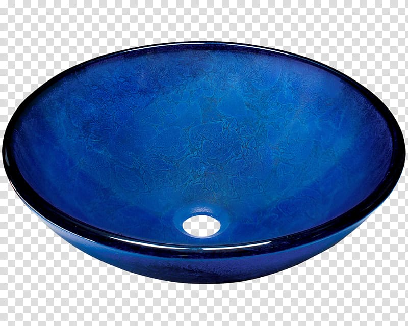 Sink Glass Bathroom BuildDirect Cobalt blue, Vitreous China transparent background PNG clipart