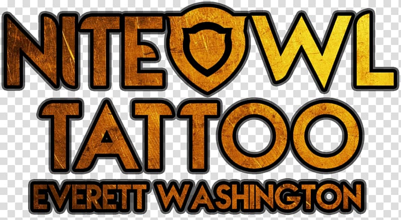 NiteOwl Tattoo Northwest Tattoo artist Logo Brand, owl tattoo transparent background PNG clipart