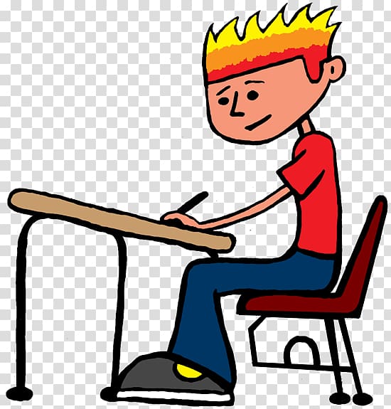 hard working student clipart