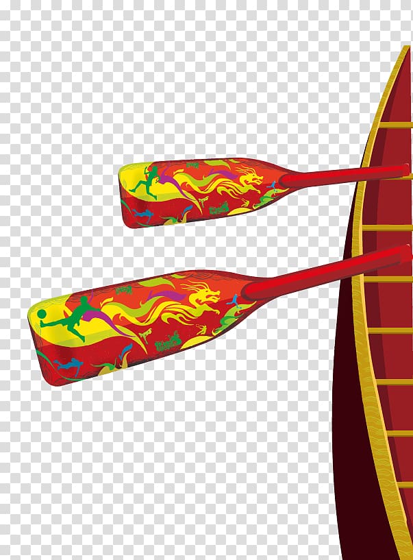 Zongzi Dragon Boat Festival Paddle, boating transparent background PNG clipart