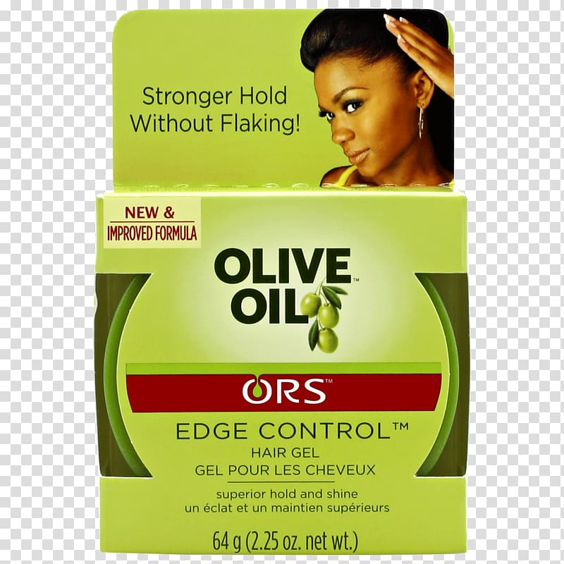 Organic Root Stimulator Olive Oil Edge Control Hair Gel ORS Olive Oil Incredibly Rich Moisturizing Hair Lotion ORS Olive Oil Creme, olive oil label transparent background PNG clipart
