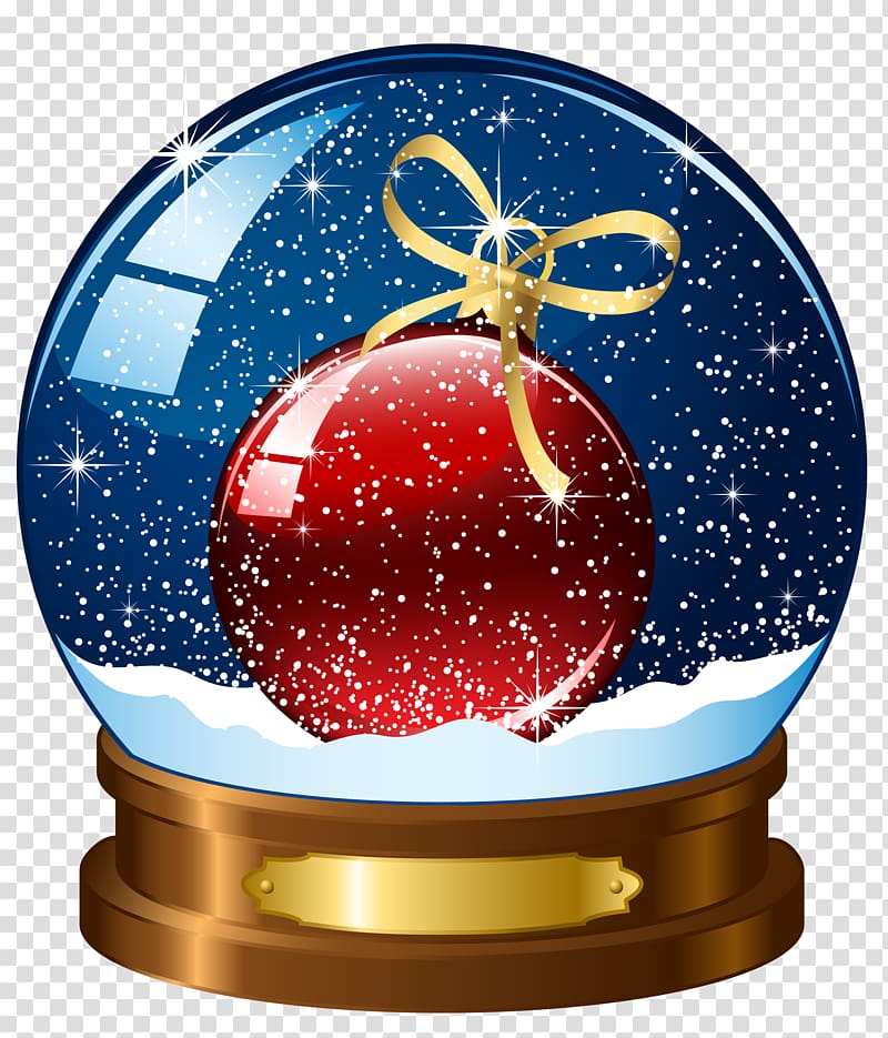 Snow Globes Music Boxes Christmas, Bell crystal ball material transparent background PNG clipart