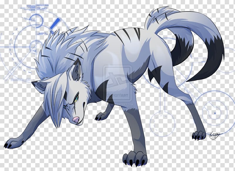 Gray wolf Anime Pack Basior Drawing, Anime transparent background PNG clipart