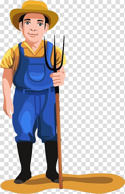 Farmer transparent background PNG clipart