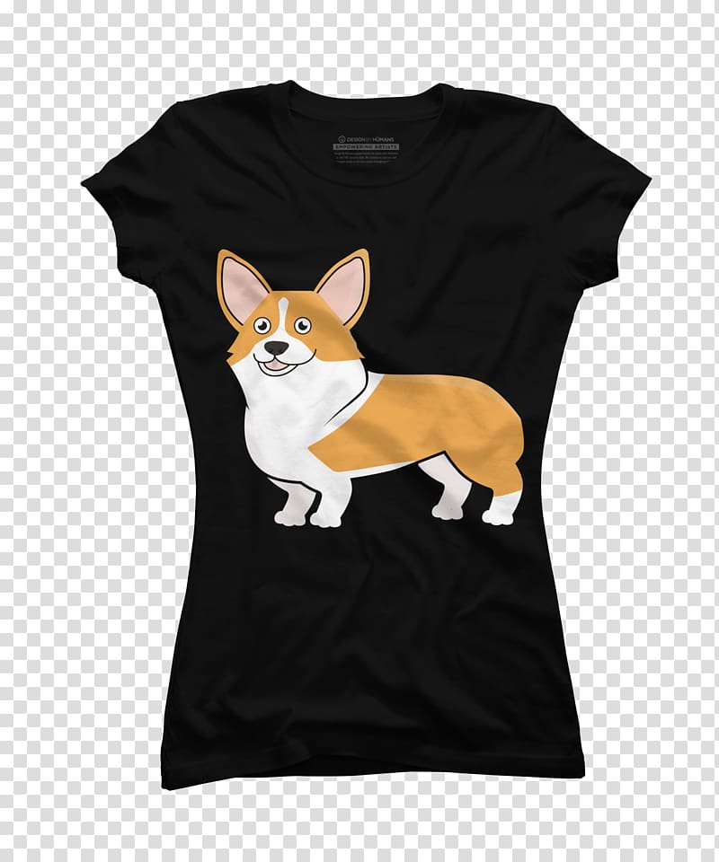 T-shirt Dog Animal Cat Sleeve, corgi transparent background PNG clipart T-shirt Dog Animal Cat Sleeve, corgi transparent background PNG clipart
