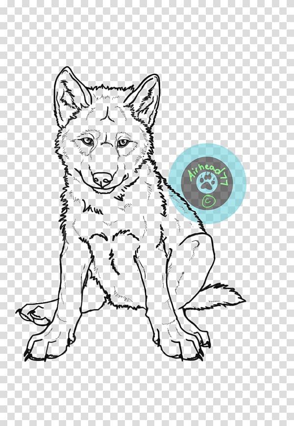 Dog Puppy Line art Drawing, Dog transparent background PNG clipart