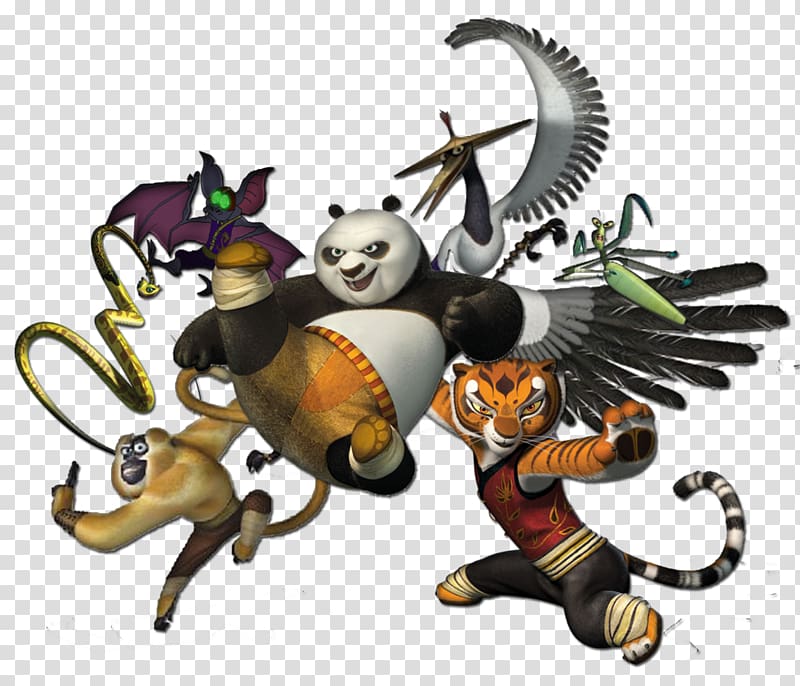 Kungfu Panda art illustration, Po Master Shifu Giant panda Kung Fu Panda, Kung-fu panda transparent background PNG clipart