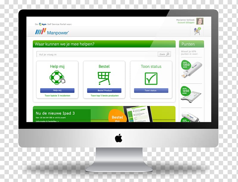 KPN Web design Webmaster, Self-service transparent background PNG clipart