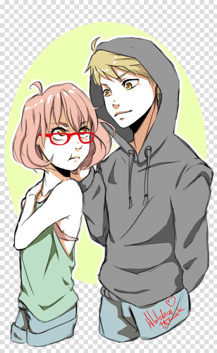 Anime Art Beyond the Boundary Mangaka, Anime transparent background PNG clipart