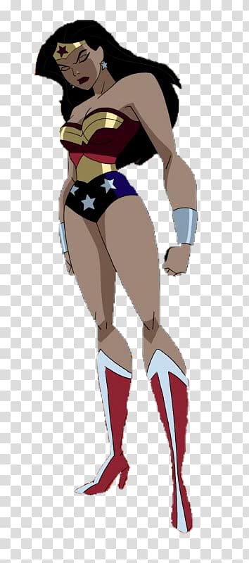 Wonder Woman Cartoon Superhero DC Comics, Wonder Woman transparent background PNG clipart