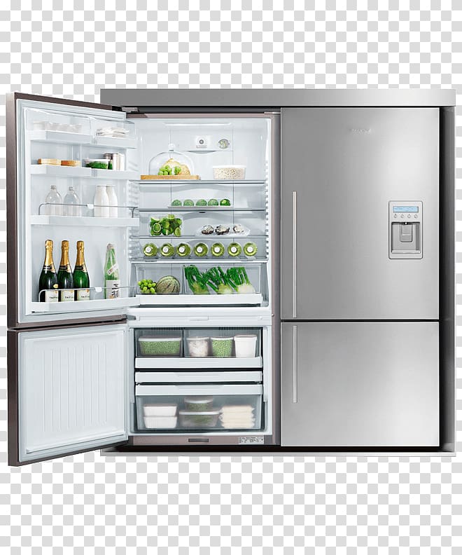 Refrigerator Fisher & Paykel Home appliance Kitchen Major appliance, refrigerator transparent background PNG clipart