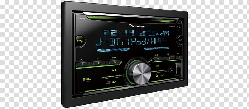ISO 7736 Vehicle audio Pioneer Corporation Pioneer FH-X730BT Automotive head unit, Iphone transparent background PNG clipart