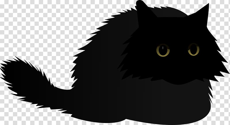 Black cat Kitten Domestic short-haired cat Whiskers, cartoon cat transparent background PNG clipart