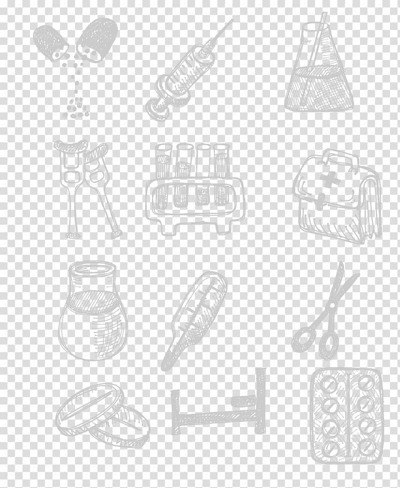 Drawing , Chalk painted hospital Tool transparent background PNG clipart