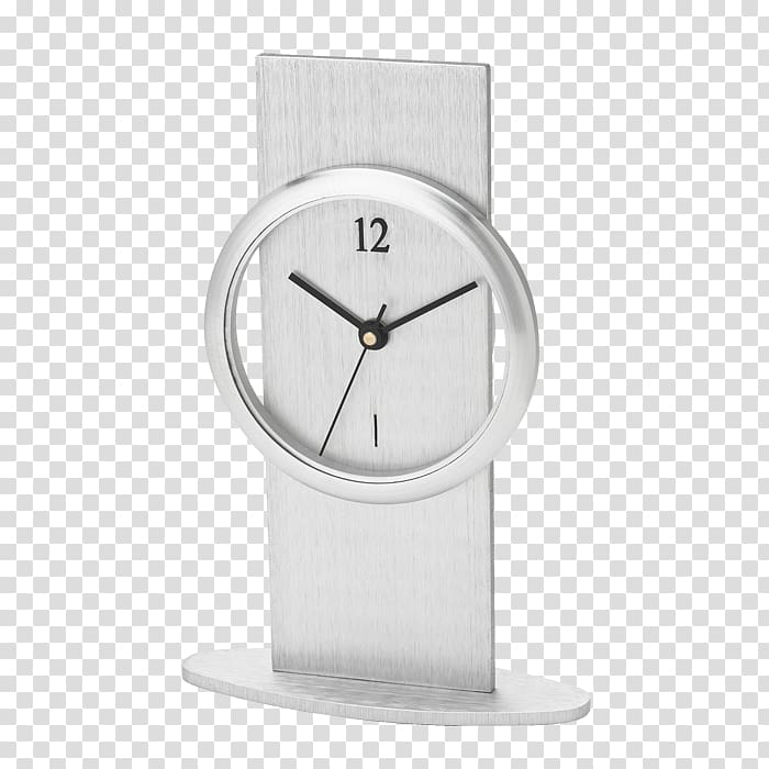 Alarm Clocks Brushed metal Aluminium Table, clock transparent background PNG clipart