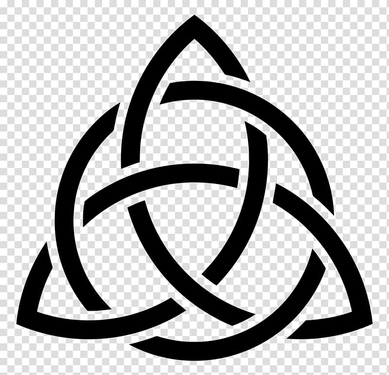 Triquetra Celtic knot Trinity Islamic interlace patterns Symbol, symbol transparent background PNG clipart