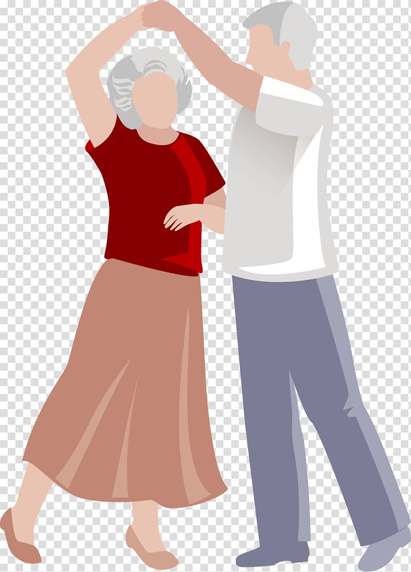 Old age Illustration, Dancing man transparent background PNG clipart
