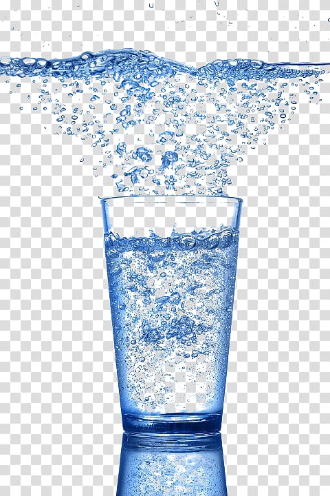 glass of water illustration, Carbonated water Glass Bubble, Blue water glass bubble transparent background PNG clipart