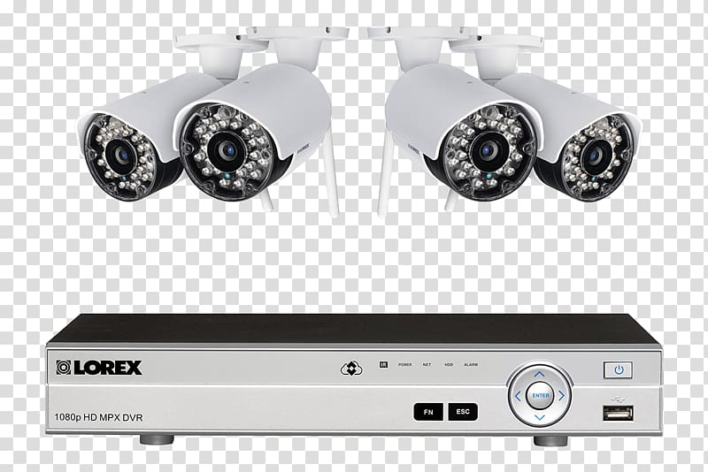 Wireless security camera Closed-circuit television Digital Video Recorders Lorex Technology Inc, Camera transparent background PNG clipart