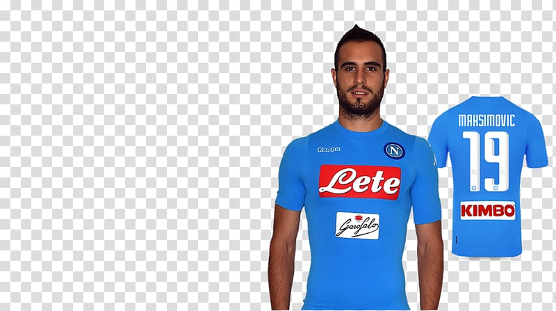 S.S.C. Napoli T-shirt Serie A Serie B Kappa, Kalidou Koulibaly transparent background PNG clipart