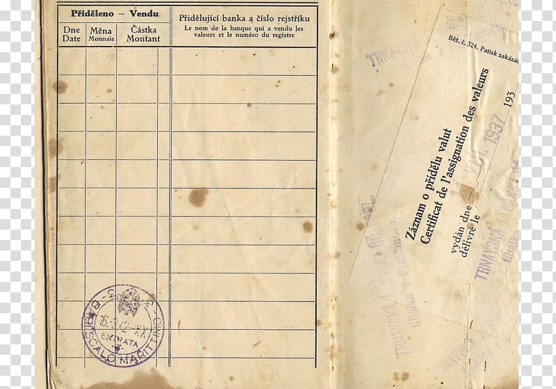 Second World War Passport Travel document The Holocaust, passport transparent background PNG clipart